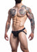 C4M L4CE Jockstrap Black Medium